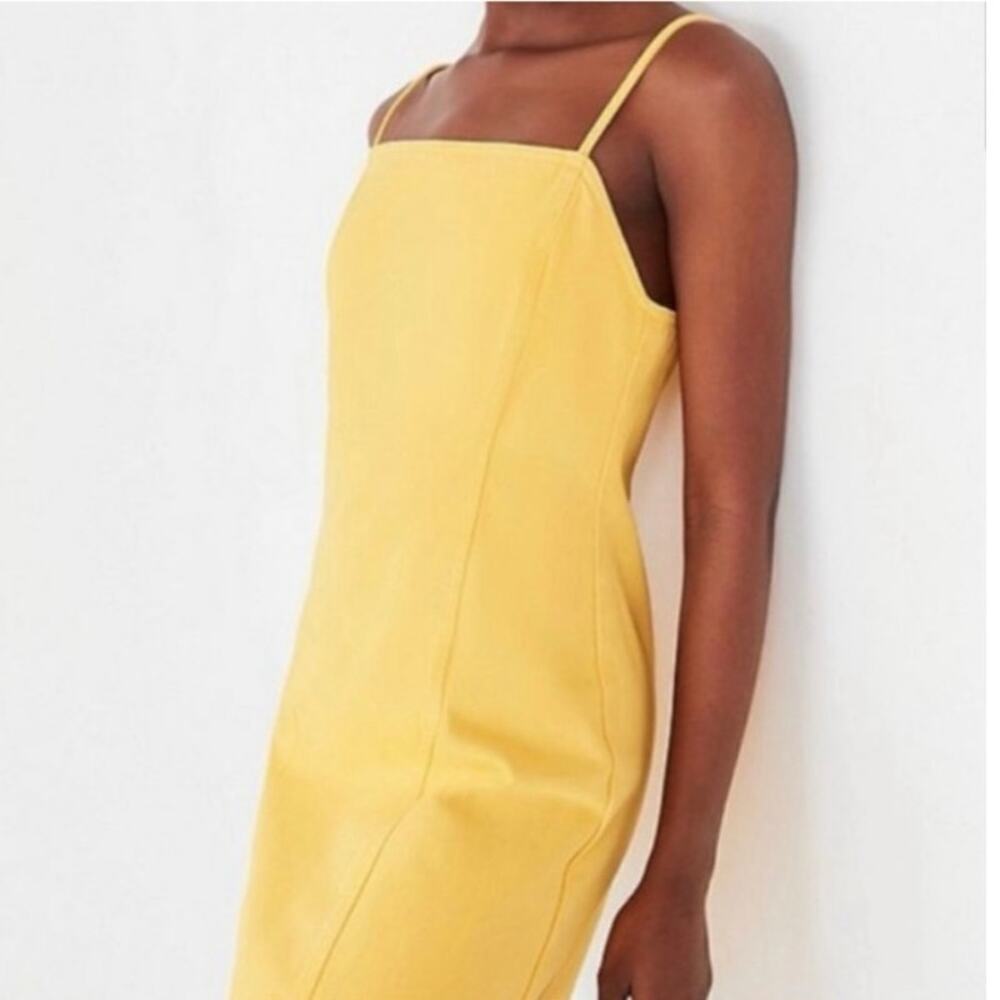 BDG retro denim yellow mini dress small - Picture 5 of 9